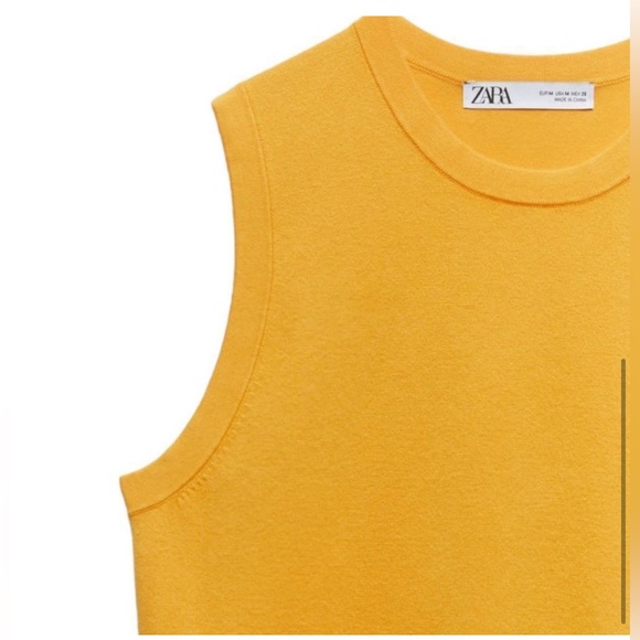Zara 🧡🧡🧡 Basic Knit Top - Size Small - NWT - Picture 4 of 7
